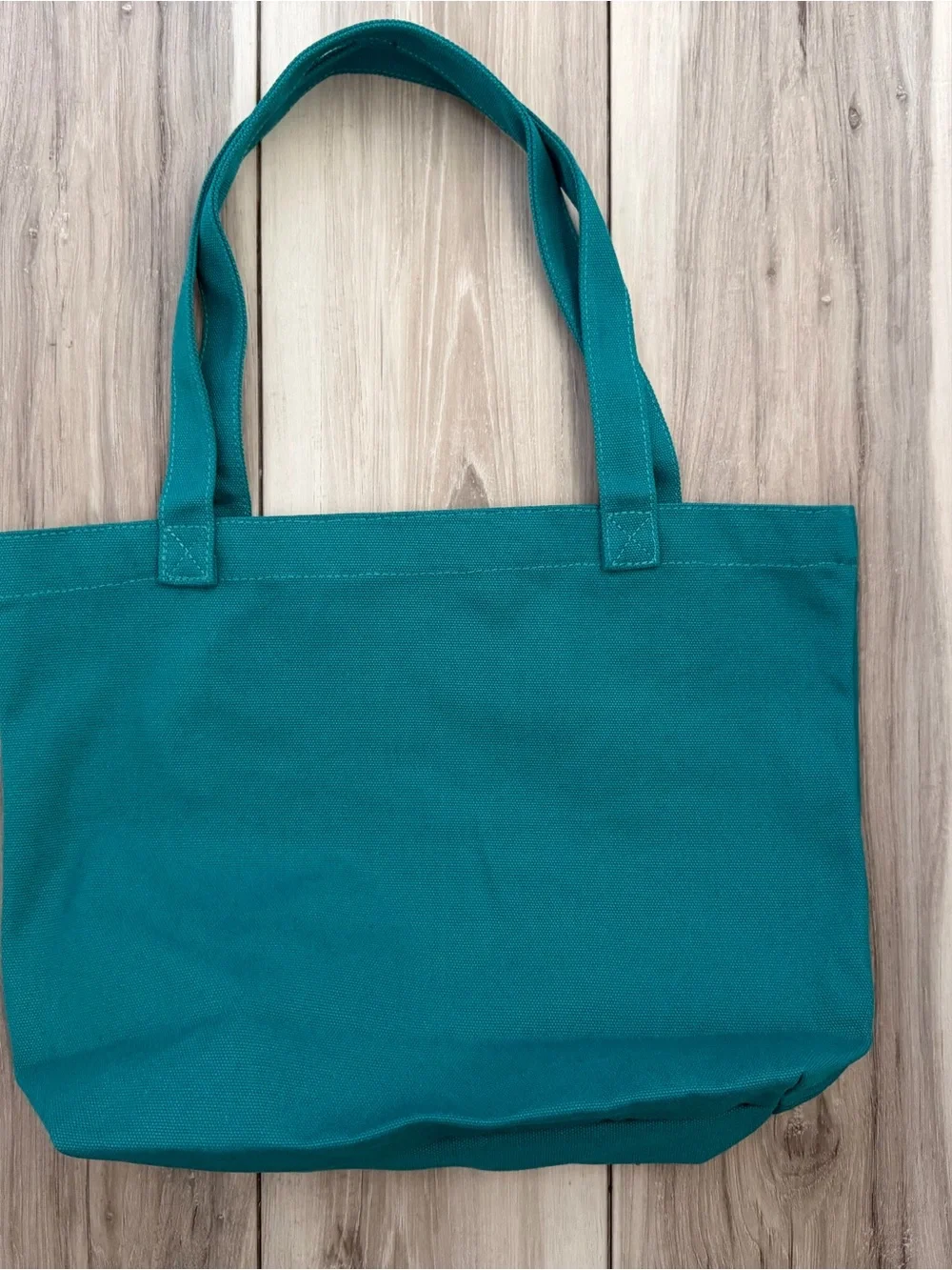 ALO Yoga Teal Canvas Tote